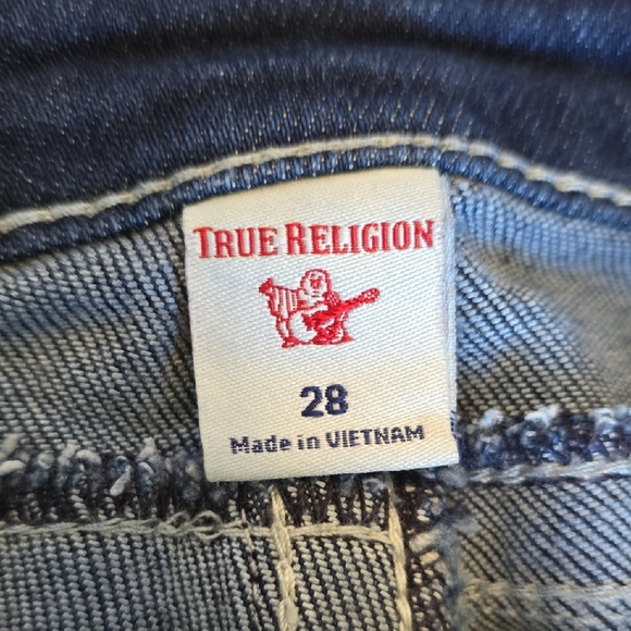 True Religion Distressed Stella Skinny Jeans EUC - Women's Size 28 - Picture 14 of 14